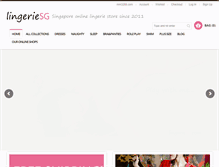 Tablet Screenshot of lingeriesg.com